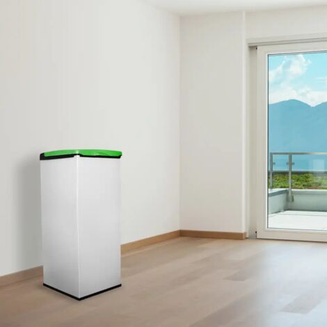 Mongardi: 4’ Otto, Portasacco per Raccolta differenziata in Resina di PP, Facile da Montare, Adatto a Sacchi da 80-110 L, Resistente, Ambienti Interni ed Esterni, 32L x 35P x 80H cm
