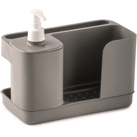 Lavello Cucina Inox 1 Vassoio 50*43*18CM con Dispenser Sapone+Rubinetto