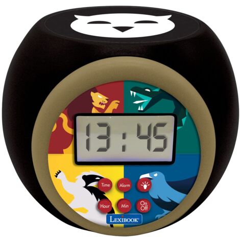 Lexibook Sveglia Digitale Miraculous con Luce Notturna Snooze, Orologio