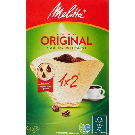 Melitta Filtri Caffè Misura 1x2 - 80 Sacchetti In Carta Biodegradabile Per Macchine Da Caffè - Foto 13