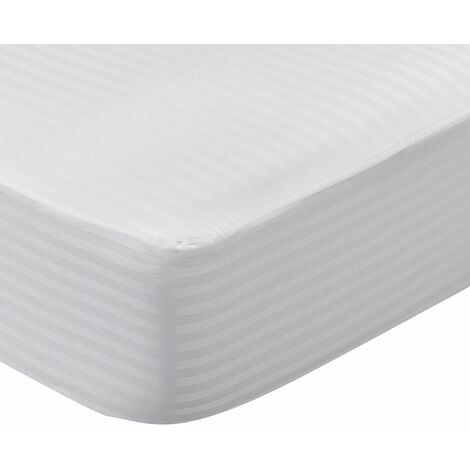 Pikolin Home - Coprimaterasso in tessuto fasciato 100% cotone, 90 x 190/200  cm, letto singolo. Tutte le misure
