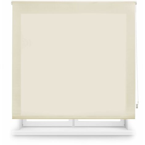Tenda A Rullo Blindecor Traslucida Beige – 120x250 Cm, Tessuto 117x245, Perfetta Per Ogni Ambiente, Design Moderno