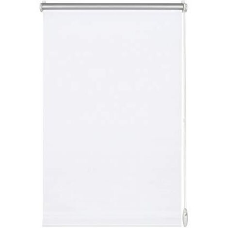 GARDINIA EASYFIX Tenda a rullo termica, Fissaggio a incastro o con adesivo, Altamente riflettente, Risparmio energetico, Opaco, Incl. materiale di montaggio, Bianco, 85 x 150 cm (LxH) (1/4)