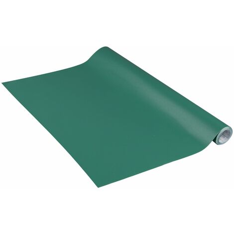 Venilia 54357 - Pellicola adesiva tinta unita, opaca, verde cedro, decorativa, per mobili, carta da parati, autoadesiva, in PVC, senza ftalati,160 µm (spessore: 0,16 mm)