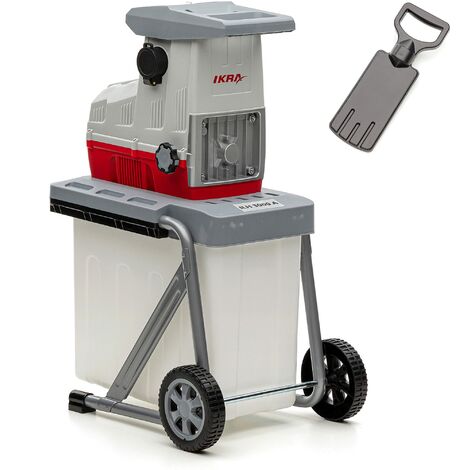 IKRA 81002880 biotrituratore elettrica ILH 3000 A, silenziosa e Robusta, Spessore dei Rami Fino a 44mm, 3000 W, 230 V