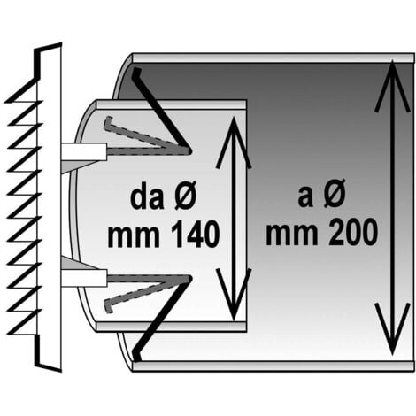 La Ventilazione TUR160S Griglia Di Ventilazione In Plastica Con Molle E - Foto 8