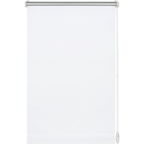 GARDINIA EASYFIX Tenda a rullo termica, Fissaggio a incastro o con adesivo, Altamente riflettente, Risparmio energetico, Opaco, Incl. materiale di montaggio, Bianco, 120 x 150 cm (LxH) (1/5)