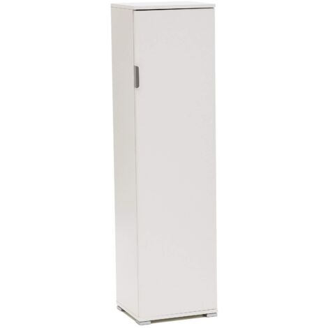 MeMi Me207BIA Portascope, 3 piani rimovibili, Legno, Bianco, 151 x 33 x 40 cm