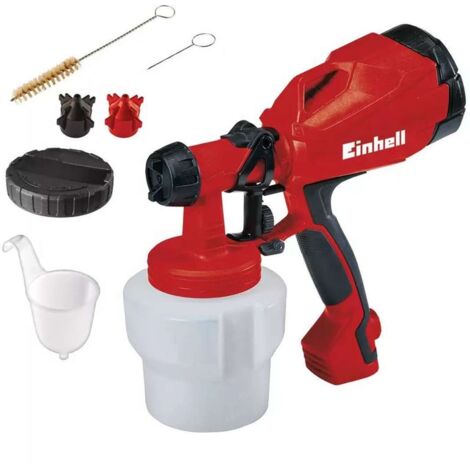 Einhell pistola a spruzzo compatta per vernici TC SY 500 P, da 500 W, 1000 ml, colore rosso