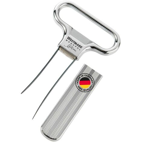 Westmark Cava- e metti-tappi a lame con apribottiglie, Monopol Edition, acciaio/zinco pressofuso, Ah-So, cromato, 6285336C (1/5)