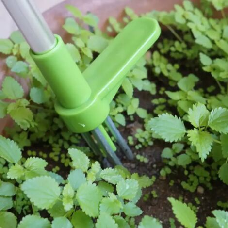 Estirpatore Manuale GEEZY Per Erbacce - In Acciaio Con Meccanismo A Molla, Senza Piegarsi - Foto 2