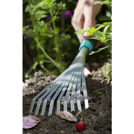 Scopa Da Giardino Stocker, Piccoli Attrezzi Per Giardinaggio - Multicolore, Pratica E Compatta