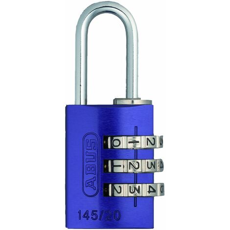 Kasp K10530BLUD Lucchetti a combinazione, alluminio, 30 mm, blu