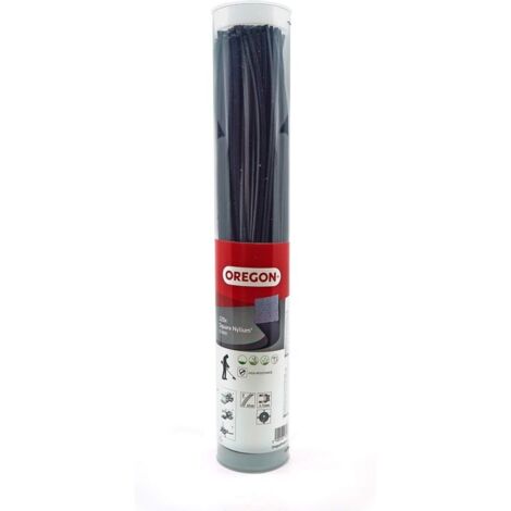 Oregon 514820 - Piazza nylium quadrato 3,75 mm x 42 , trimmer resistente per vegetazione secca sul terreno roccioso, set di 200 pezzi