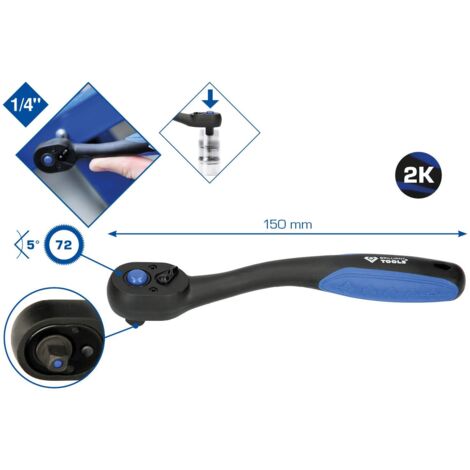 Brilliant Tools 1/4" Reversible ratchet (1/2)