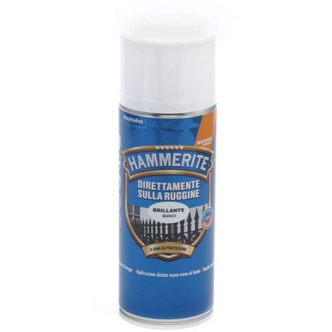 Hammerite Direttamente Sulla Ruggine Brillante Bianco 400 ml Aerosol