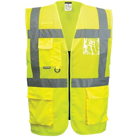 Portwest C496 Gilet in Rete Executive Madrid, Giallo, S