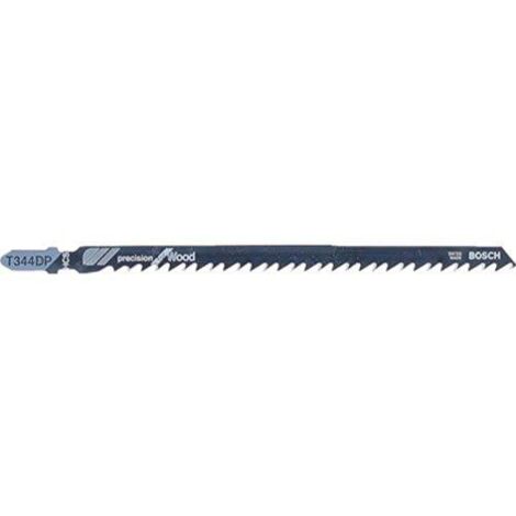 Bosch Professional 5 x Lame per seghetto alternativo T 344 DP Precision for Wood (per Legno tenero, thick workpiece, accessorio Seghetto alternativo)