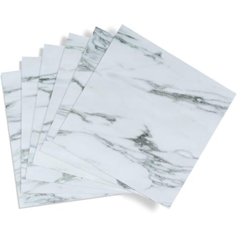 d-c-fix piastrelle adesive pavimento Marmo Premium effetto - 11 pezzi - PVC vinile impermeabile rivestimento vinilico listoni mattonelle per uso interno, bagno e cucina 30x30 cm