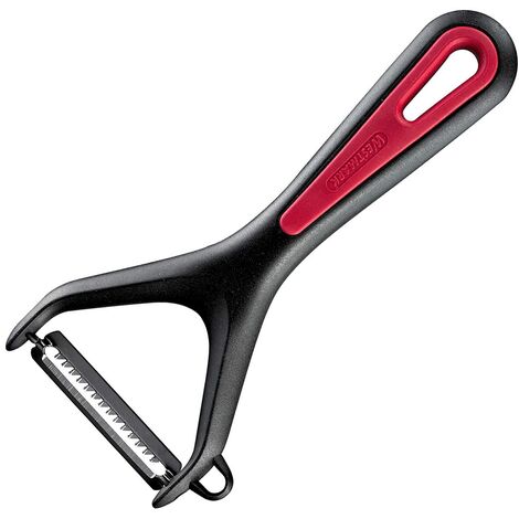 Westmark Pelaverdure alla julienne, Gallant, Lama in acciaio inox seghettata e punta, Nero/Rosso, 290522E1 (1/5)