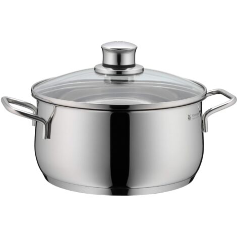 Wmf Diadem Plus Casseruola Bassa Con Coperchio, In Acciaio Inox 18/10, 24 Cm, Argento (1/5)