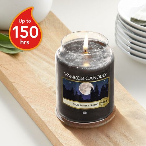 Yankee Candle Candela Profumata In Giara Grande, Notte Di Mezza Estate, Durata  Fino A 150 Ore, ‎10.7 X 10.7 X 16.8 Cm