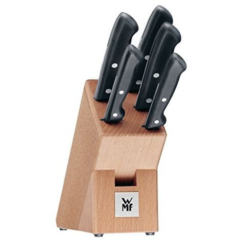 WMF Classic Line Blocco portacoltelli in faggio, 6 Pezzi