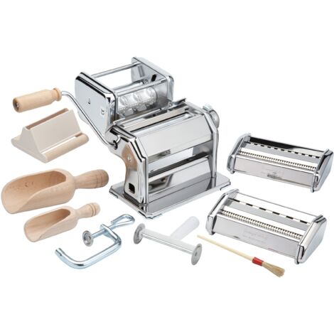 Imperia Italian Set Regalo Macchina per Pasta Fresca con Accessori Inclusi, Acciaio Cromato, 45.7 x 34.9 x 19.1 cm, Classe di efficienza energetica A