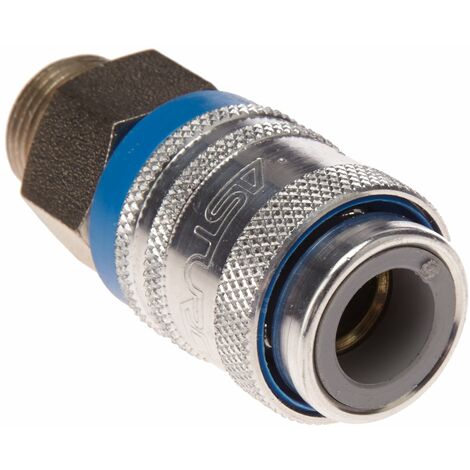Mecafer 156320 - Giunto rapido universale in metallo 3/8", attacco maschio (1/3)