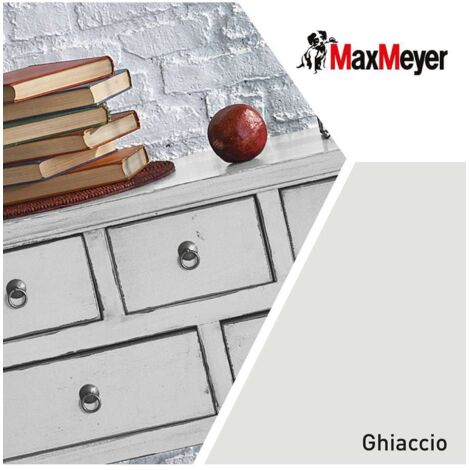 MaxMeyer Smalto Satinato all'acqua Poliuretanico Bianco Ghiaccio 0,125 l