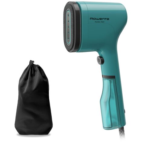 Rowenta DR2024 Pure Pop, Ferro da Stiro Verticale Portatile a Vapore, Utile per Stirare e Igienizzare i Tuoi Capi, con Sistema Reversibile, Riscaldamento Rapido, Potenza 1300W, Colore Verde 1