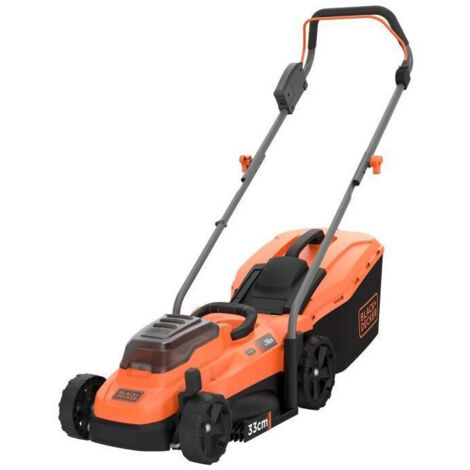 BLACK + DECKER Tondeuse 33cm sans fil LITHIUM 18V - 2,5Ah - BCMW3318N-XJ sans batterie