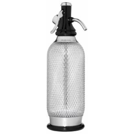 iSi 1060 Sodamaker Classic, 1,0 L, bollitore d'acqua frizzante con bottiglia PEN, rete in acciaio inossidabile, acido carbonico per acqua, macchina per soda, accessori da bar in stile vintage 106001 (1/4)
