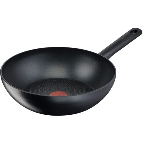 Lagostina Rigenera Green Wok Antiaderente in Alluminio 100% Riciclato Ø 28 cm, Padella Induzione Gas e Forno, Rivestimento Antigraffio, Manico Ergonomico