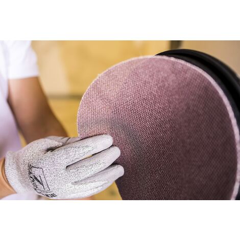 Dischi Abrasivi 125mm Grana 320 Con Velcro - 10 Pezzi In Carburo Di Silicio Per Legno, Metallo E Cartongesso - 4