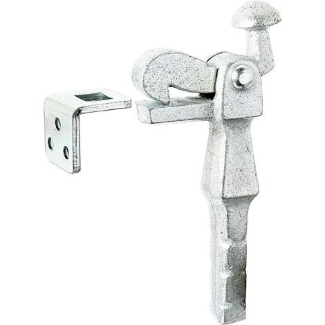 Alberts 412814 Fermo per cancello, Fissaggio nel cemento, Altezza 168 mm, Profondità 52 mm