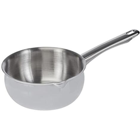 IBILI, Pentolino ricurvo Prisma, 16 cm, acciaio inox, adatto per piani cottura a induzione. (1/4)