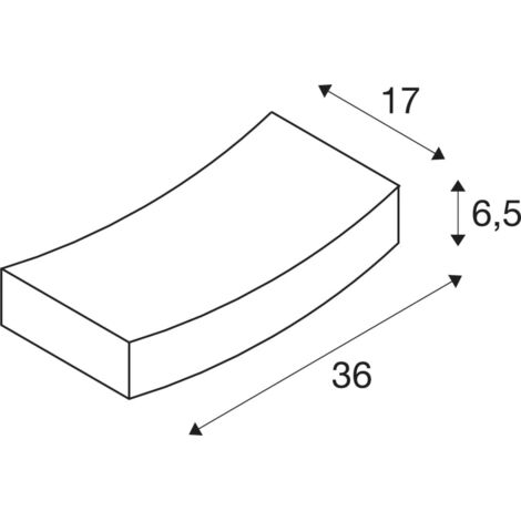 SLV BASKET Applique Da Parete LED Per Interni - Design Minimalista Bianco