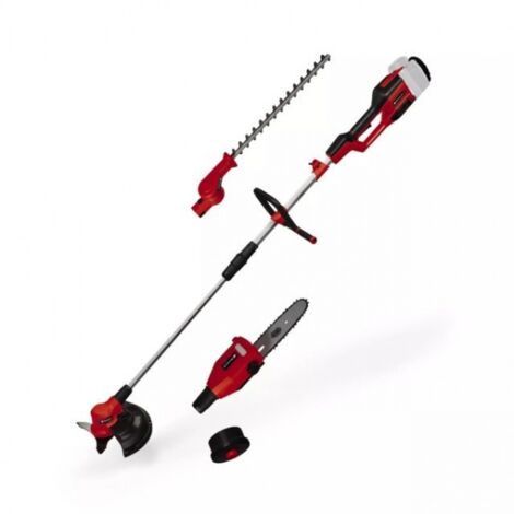 Einhell GE-LM 36/4in1 Li-Solo Utensile multifunzione Power X-Change (barra svettatoio 200 mm, lungh. Lama 450 mm, passo denti 24 mm)
