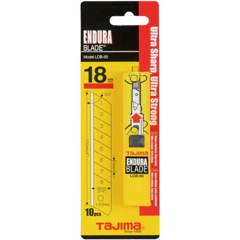 Custodia in plastica di 10 lame da 18 mm TAJIMA (1/3)