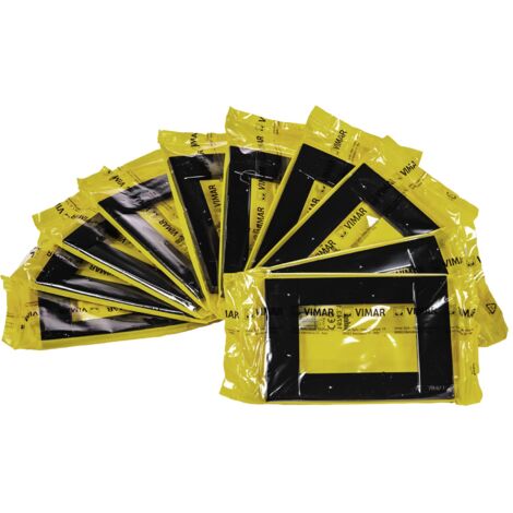 Vimar Plana 0T14653.01 - Placche 3 Moduli Technopolimero, 10 Pezzi Bianco Per Prese E Interruttori - Foto 10