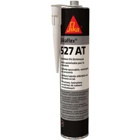 Sika - Sikaflex 527 AT, Bianco - Sigillante a Terminazione Silanica - Per Giunti Interni ed Esterni della Carrozzeria - Cartuccia da 300 ml