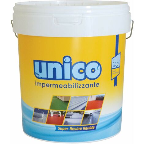 ICOBIT Unico, Super resina liquida impermeabilizzante, Bianco, 1 kg