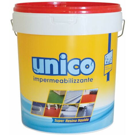 ICOBIT Unico, Super resina liquida impermeabilizzante, Rosso, 1 kg