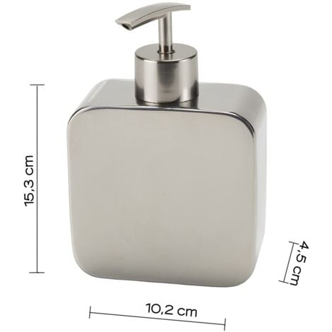 Seifenspender Edelstahl Weiß - Gedy Martina 16cm