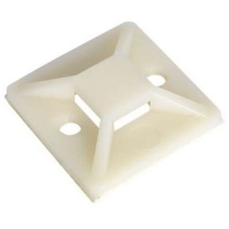 Supporti Cavi Autoadesivi 100 Fascette Autoadesive Bianche NiftyPlaza – Base 30x30 Mm, In Nylon, Per Organizzazione Cavi Tappi 3 M 1100 - Foto 9