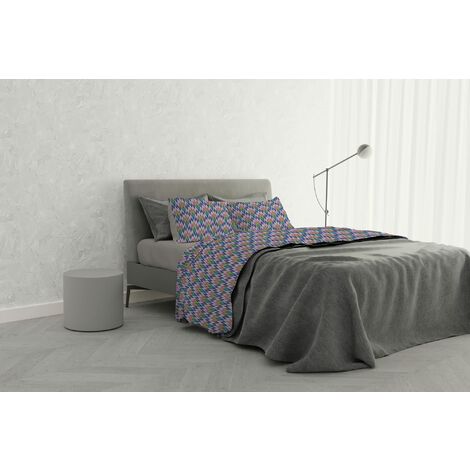 MB Home Italy - COMPLETO LETTO FANTASY MADE IN ITALY MICROFIBRA