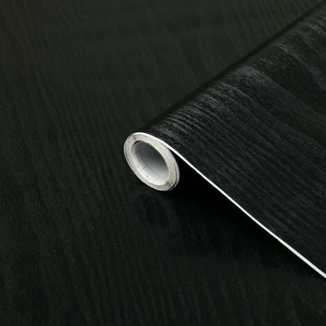 d-c-fix Pellicola Adesiva per mobili legno nero PVC plastica vinile  impermeabile decorativa per cucina, armadio