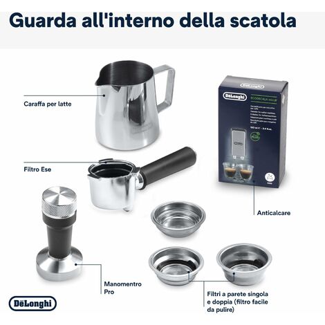 De'Longhi Dedica Arte EC885.​BG, Macchina da Caffè in Polvere o in