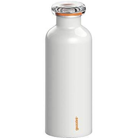 Guzzini - On The Go, ENERGY, Bottiglia Termica da Viaggio - Bianco, Ø 7.3 x h21.2 cm 500 cc - 11670011 (1/4)